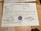 WW2 German / British Occupation of Germany - Military Documents. Interesting Group. - The Militaria Shop