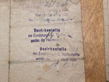 Load image into Gallery viewer, WW2 German / British Occupation of Germany - Military Documents. Interesting Group.
