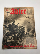Charger l&#39;image dans la galerie, Original WW2 German Luftwaffe Der Adler Propaganda Magazine - 26th Aug 1941
