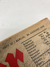 Charger l&#39;image dans la galerie, Original WW2 German Luftwaffe Der Adler Propaganda Magazine - 26th Aug 1941
