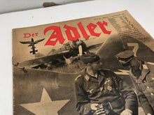 Charger l&#39;image dans la galerie, Original WW2 German Luftwaffe Der Adler Propaganda Magazine - 4th November 1941
