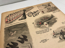 Charger l&#39;image dans la galerie, Original WW2 German Luftwaffe Der Adler Propaganda Magazine - 7th April 1941
