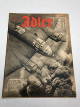 Charger l&#39;image dans la galerie, Original WW2 German Luftwaffe Der Adler Propaganda Magazine - 1st December 1941

