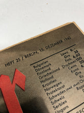 Charger l&#39;image dans la galerie, Original WW2 German Luftwaffe Der Adler Propaganda Magazine - 15th December 1941
