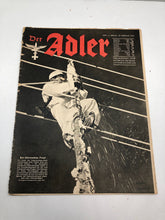 Charger l&#39;image dans la galerie, Original WW2 German Luftwaffe Der Adler Propaganda Magazine - 23rd Febuary 1943
