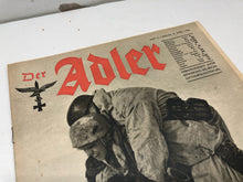 Charger l&#39;image dans la galerie, Original WW2 German Luftwaffe Der Adler Propaganda Magazine - 6th April 1943
