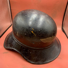 Load image into Gallery viewer, Original WW2 German Luftshutz Gladiator Civil Defence Helmet - The Militaria Shop
