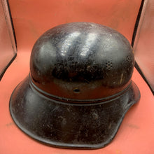Load image into Gallery viewer, Original WW2 German Luftshutz Gladiator Civil Defence Helmet - The Militaria Shop
