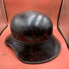 Load image into Gallery viewer, Original WW2 German Luftshutz Gladiator Civil Defence Helmet - The Militaria Shop
