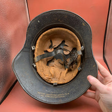 Load image into Gallery viewer, Original WW2 German Luftshutz Gladiator Civil Defence Helmet - The Militaria Shop
