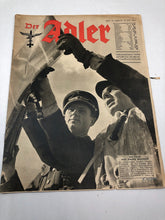 Charger l&#39;image dans la galerie, Original WW2 German Luftwaffe Der Adler Propaganda Magazine - 16th May 1943
