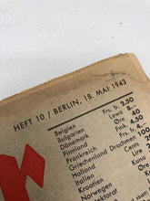 Charger l&#39;image dans la galerie, Original WW2 German Luftwaffe Der Adler Propaganda Magazine - 16th May 1943
