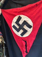 Load image into Gallery viewer, Original WW2 German NSDAP Building Pennant Flag
