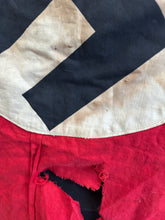 Load image into Gallery viewer, Original WW2 German NSDAP Building Pennant Flag
