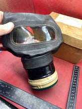 Load image into Gallery viewer, Original WW2 British Home Front Named Civilian Gas Mask in Box of Issue 1938
