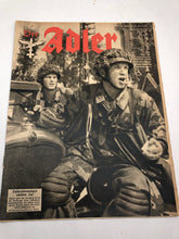 Charger l&#39;image dans la galerie, Original WW2 German Luftwaffe Der Adler Propaganda Magazine - 15th July 1943
