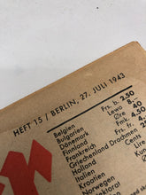 Charger l&#39;image dans la galerie, Original WW2 German Luftwaffe Der Adler Propaganda Magazine - 27th July 1943
