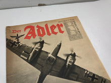 Charger l&#39;image dans la galerie, Original WW2 German Luftwaffe Der Adler Propaganda Magazine - 27th July 1943

