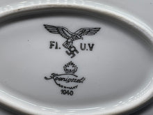 Load image into Gallery viewer, Original Large WW2 German Luftwaffe Mess Serving Platter - 1940 dated 
