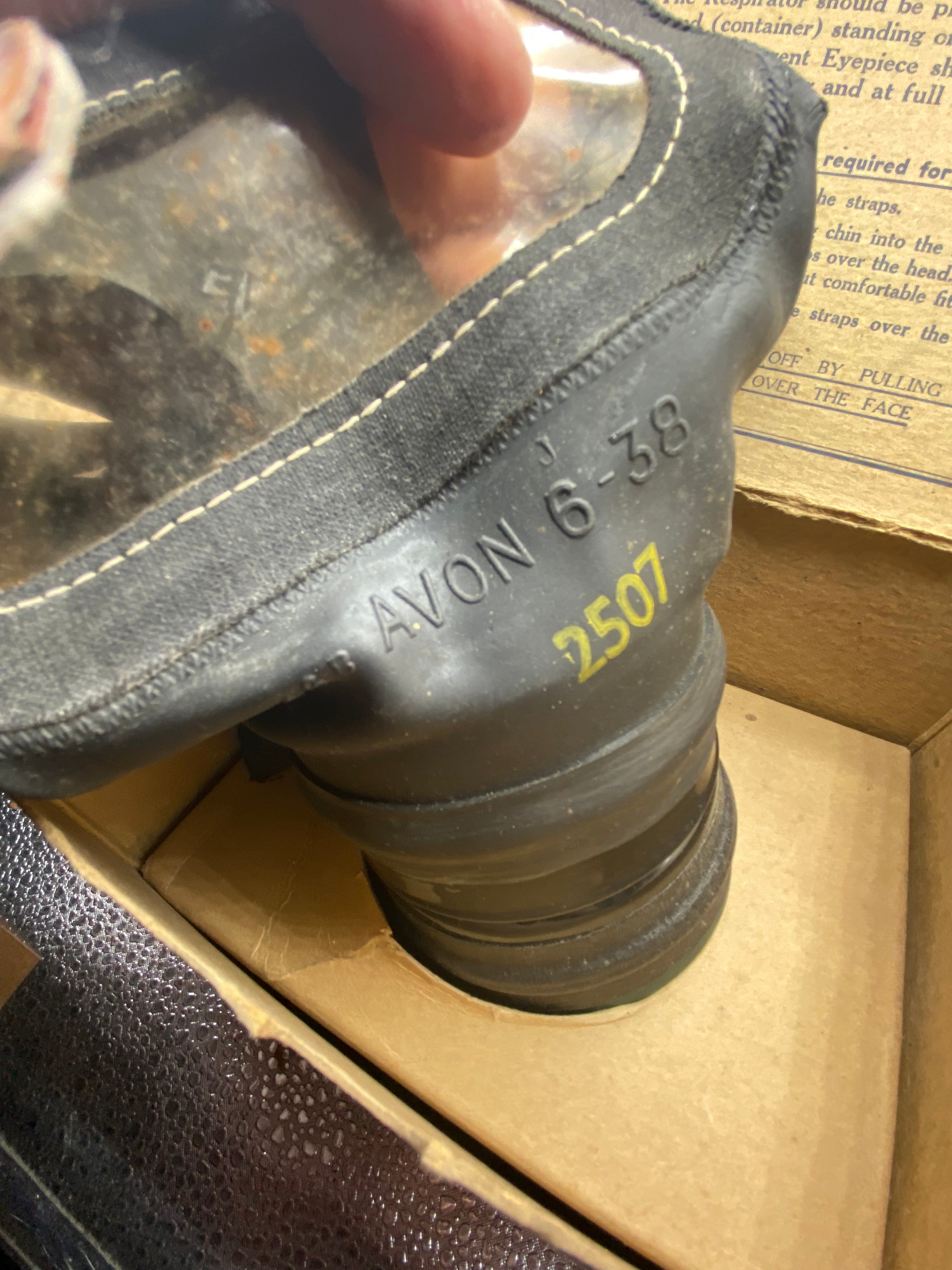 Original WW2 British Home Front Civilian Gas Mask in Box of Issue 1938 - The Militaria Shop