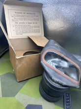 Lade das Bild in den Galerie-Viewer, Original WW2 British Home Front Civilian Gas Mask in Cardboard Box
