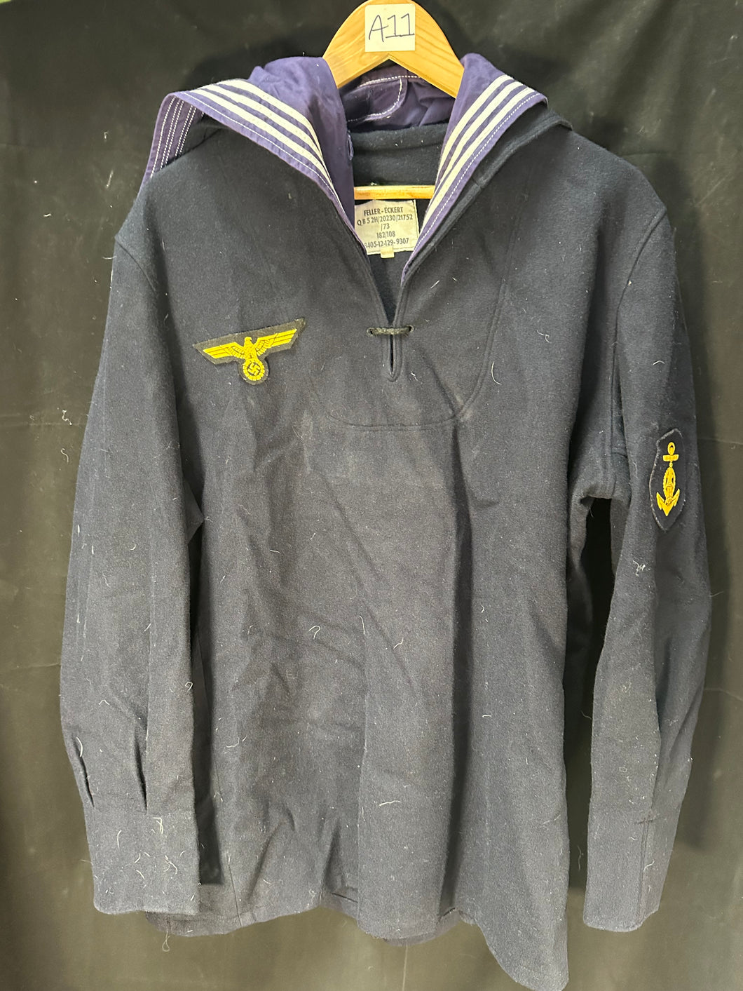 German WW2 Kriegsmarine Sailors Shirt Jacket 