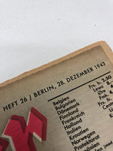 Charger l&#39;image dans la galerie, Original WW2 German Luftwaffe Der Adler Propaganda Magazine - 26th December 1943
