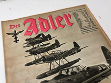 Charger l&#39;image dans la galerie, Original WW2 German Luftwaffe Der Adler Propaganda Magazine - 26th December 1943
