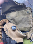 Original WW2 British Army T-Mic GSR General Service Respirator Gas Mask Set - The Militaria Shop
