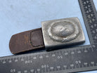 Original German Luftwaffe Aluminium Belt Buckle - de-nazified. - The Militaria Shop
