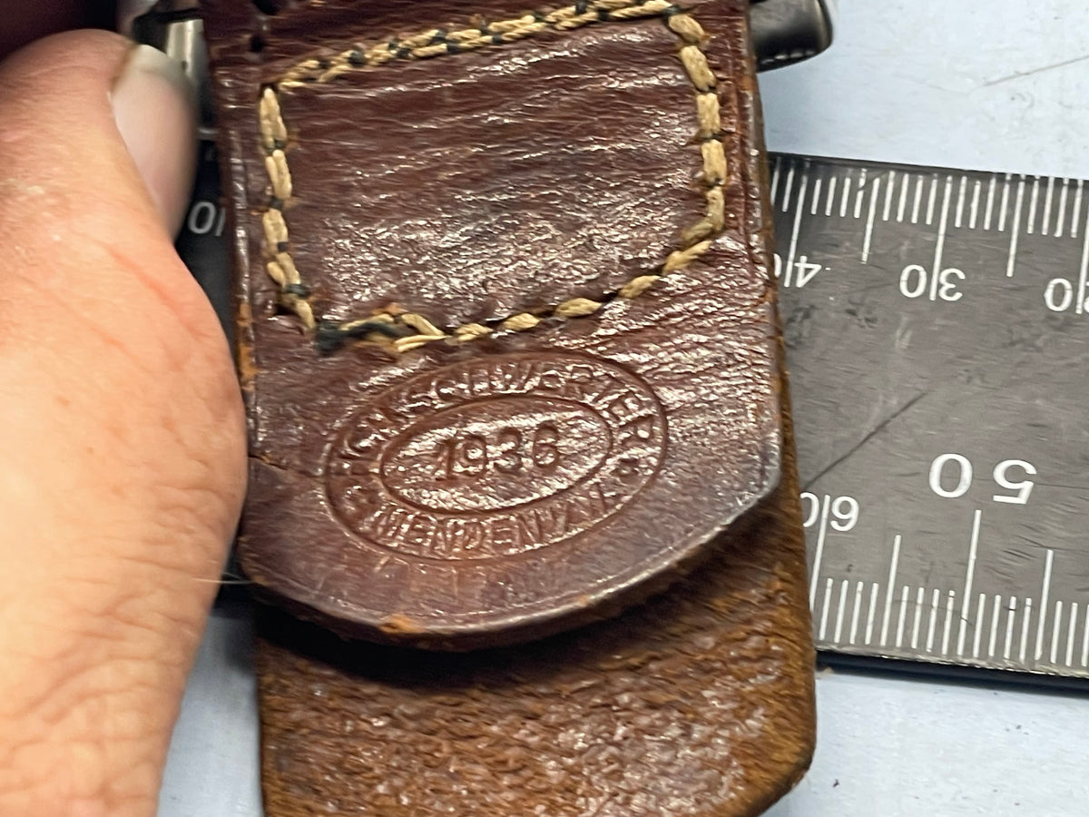 Original German Luftwaffe Aluminium Belt Buckle - de-nazified. - The Militaria Shop