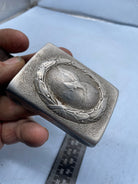 Original German Luftwaffe Aluminium Belt Buckle - de-nazified. - The Militaria Shop