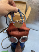 Original WW2 British Home Front Childs Mickey Mouse Gas Mask in original cardboard box with Earplugs - The Militaria Shop