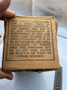 Original WW2 British Home Front Childs Mickey Mouse Gas Mask in the original cardboard box - The Militaria Shop