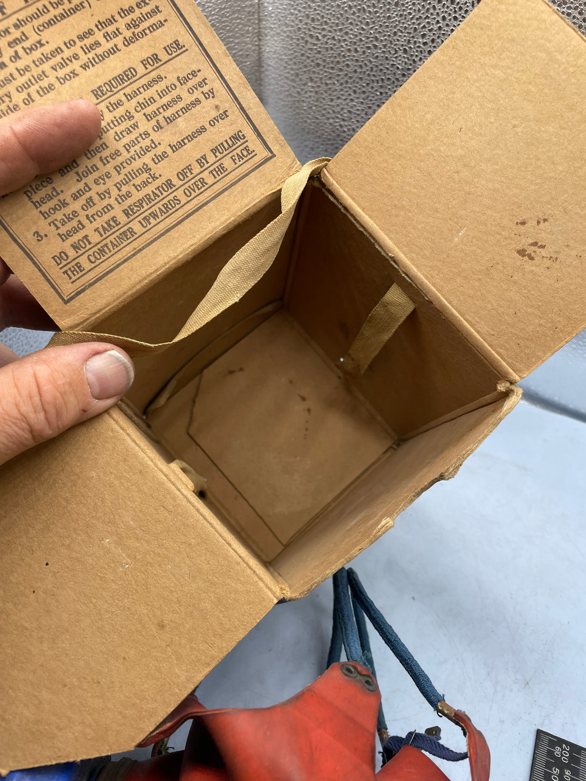 Original WW2 British Home Front Childs Mickey Mouse Gas Mask in the original cardboard box - The Militaria Shop