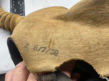 Load image into Gallery viewer, Original British Army 1938 Dated Combat Gas Mask in Tan
