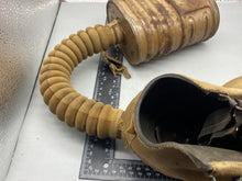 Load image into Gallery viewer, Original British Army 1938 Dated Combat Gas Mask in Tan
