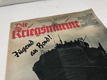 Charger l&#39;image dans la galerie, Original WW2 German Navy Der Kriegsmarine Propaganda Magazine - August 1943
