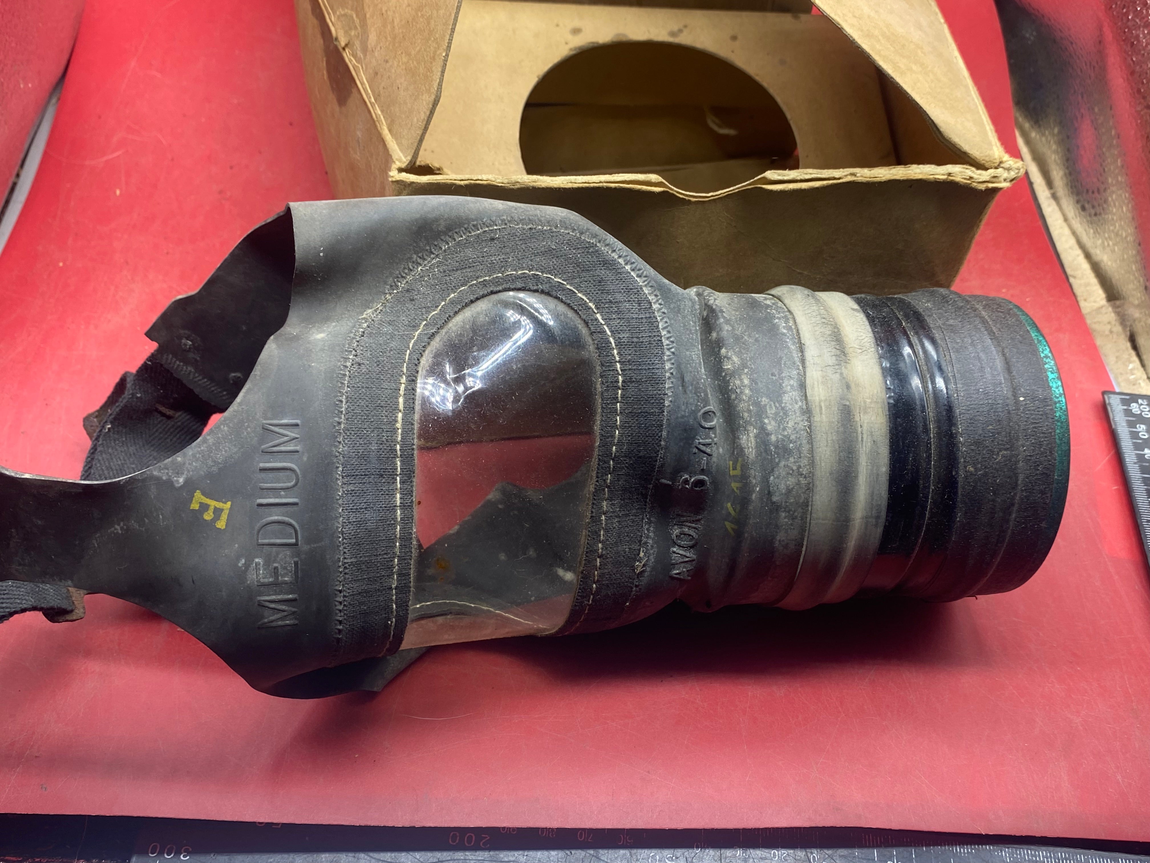 Original WW2 British Home Front Labelled Civilian Gas Mask in Box of Issue - The Militaria Shop