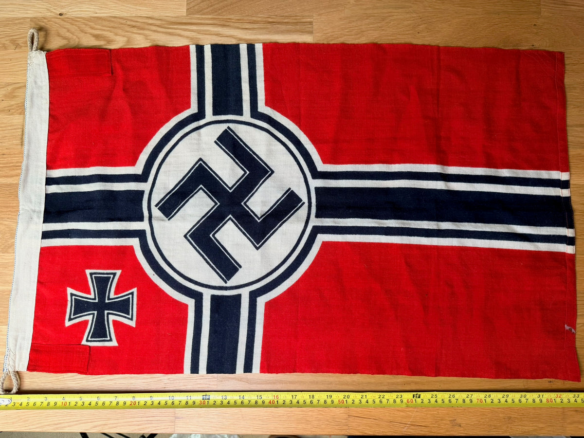 Original WW2 German Kriegsmarine U-Boat / E-Boat Navy Battle Flag - The Militaria Shop