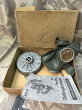 Load image into Gallery viewer, Original WW2 German Luftschutz Civilian Gas Mask 1938 Dated Boxed
