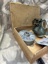 Load image into Gallery viewer, Original WW2 German Luftschutz Civilian Gas Mask 1938 Dated Boxed
