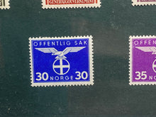 Load image into Gallery viewer, Interesting Group of unissued WW2 German Postage Stamps for Norway
