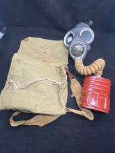 Load image into Gallery viewer, Original 1941 Dated British Army Service Gas Mask in 1941 Dated Bag
