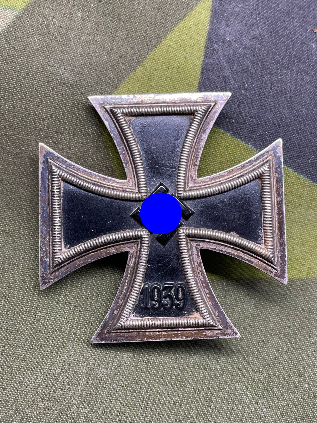 Original WW2 German Army Iron Cross 1st Class - Maker Marked 4