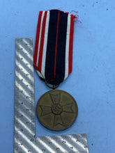 Load image into Gallery viewer, Original WW2 German War Merit Medal with Ribbon
