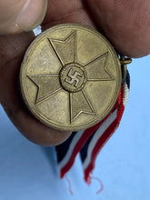 Load image into Gallery viewer, Original WW2 German War Merit Medal with Ribbon
