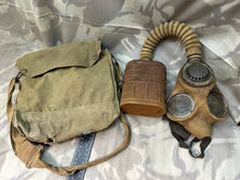 Load image into Gallery viewer, Original WW2 British Army Soldiers Gas Mask Set
