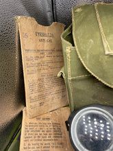Load image into Gallery viewer, Original British Army Assault Gas Mask in Bag with Goggle Packets
