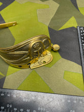 Load image into Gallery viewer, Original British Royal Navy Officer's Sword Gilt Hand-Guard
